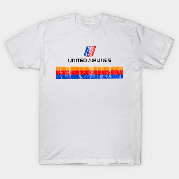 Repro Vintage United Airlines T-Shirt by kiwodesign